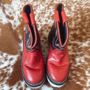 Cimarron Foot Wear red boots